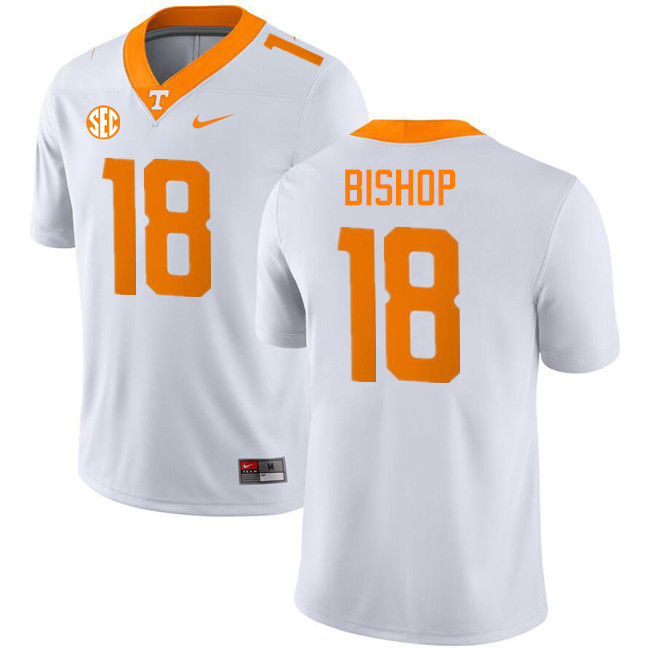 DeSean Bishop Tennessee Jersey,Tennessee Volunteers #18 DeSean Bishop College Jersey,Uniforms-White